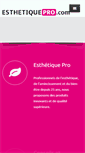 Mobile Screenshot of esthetiquepro.com